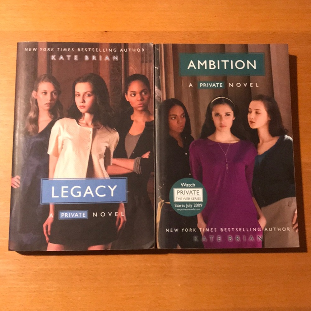 🎁 3/$15 - Pair of “Private”books by Kate Brian